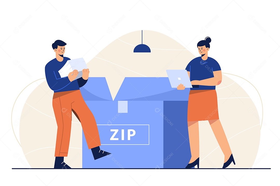 Gestão de Negócios Ilustração Vetor EPS