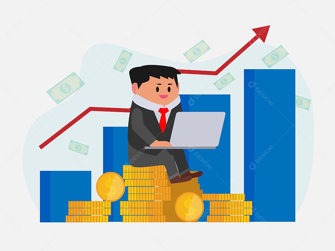 Empresário Ilustração Vetor EPS