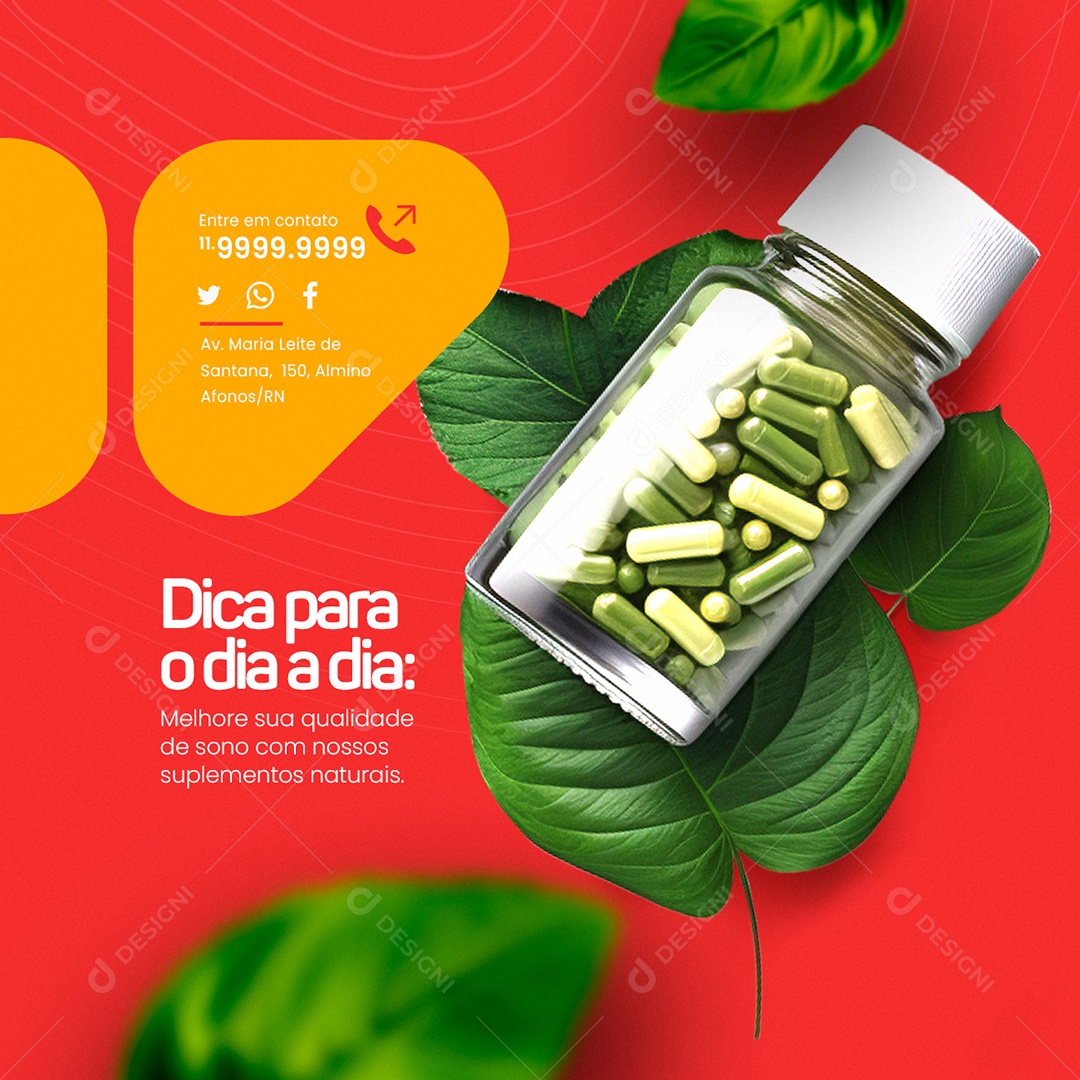 Manipulated Pharmacy Tip for Everyday Social Media PSD Editable