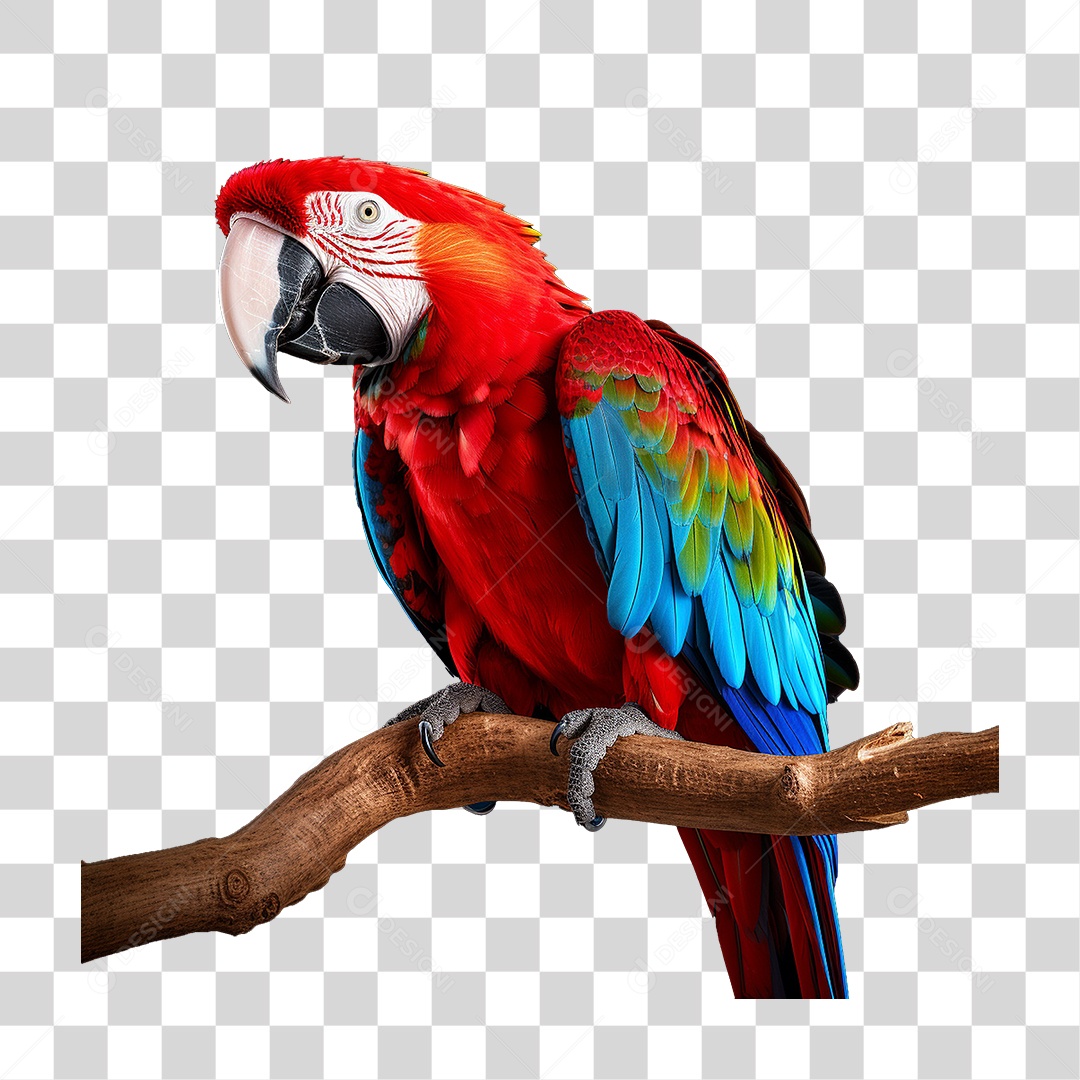 Colorful Macaw Bird Transparent PNG