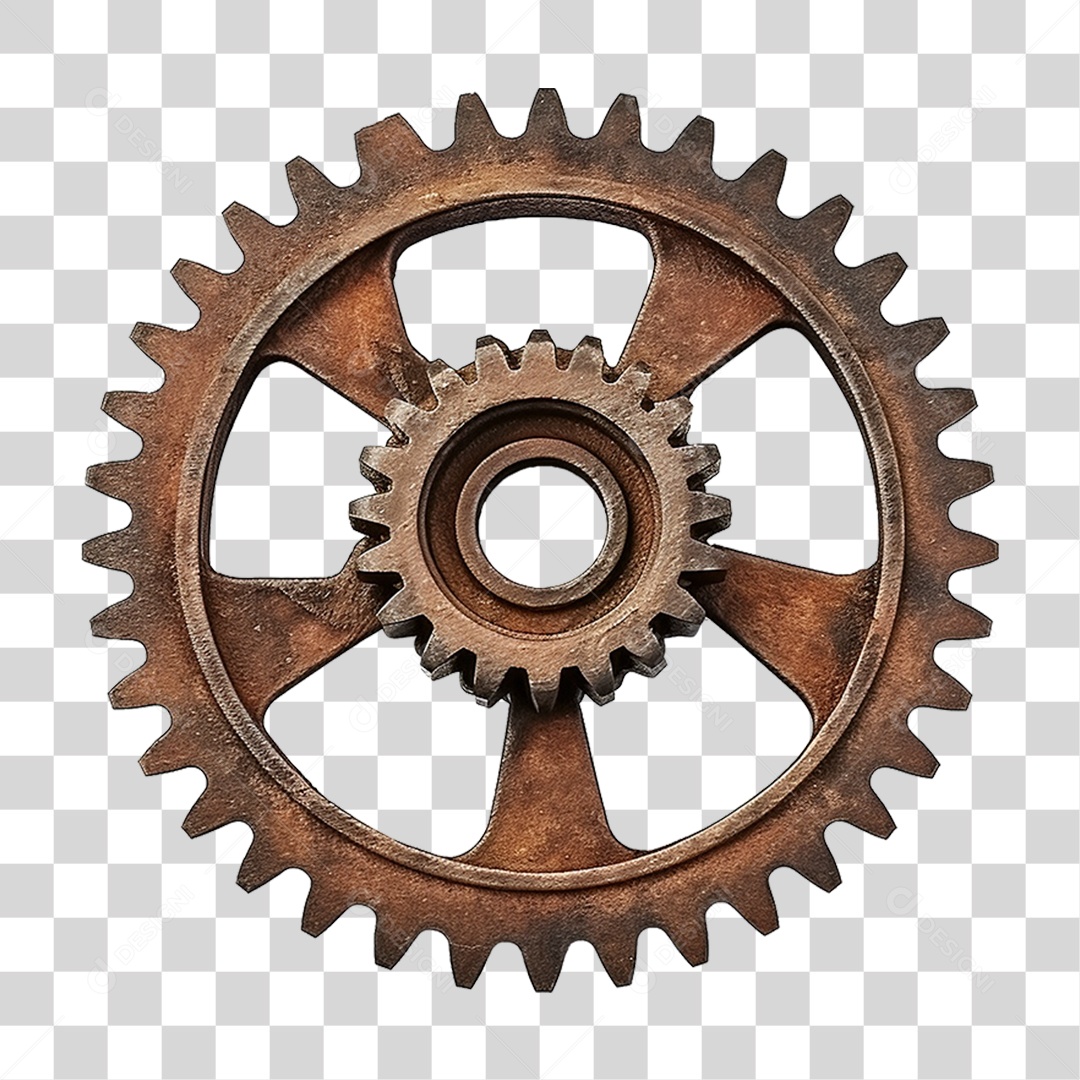 Coroa de Moto Bicicleta Metal PNG Transparente