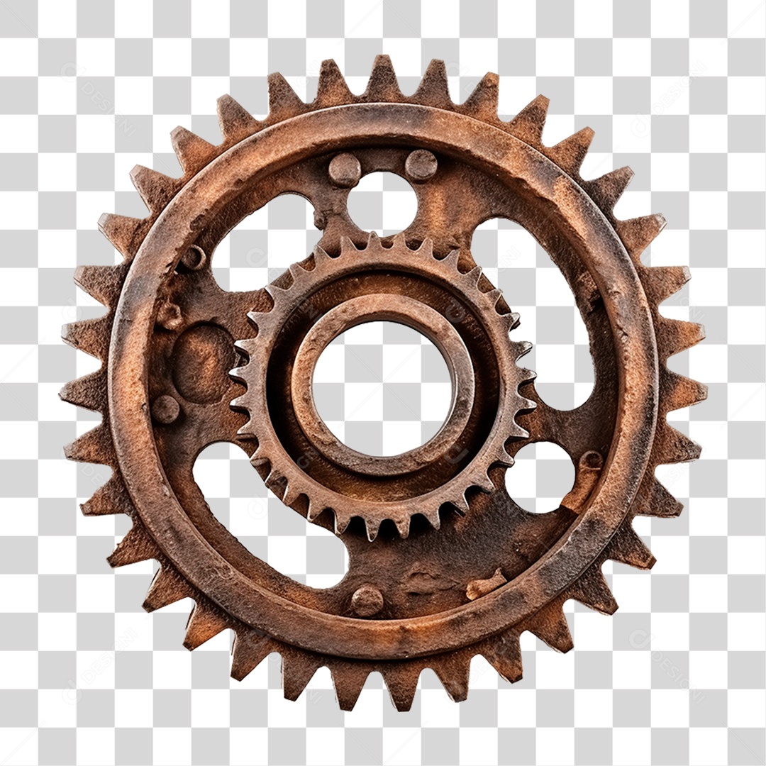 Coroa de Moto Bicicleta Metal PNG Transparente