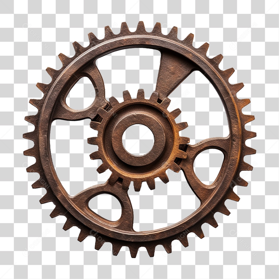 Coroa de Moto Bicicleta Metal PNG Transparente