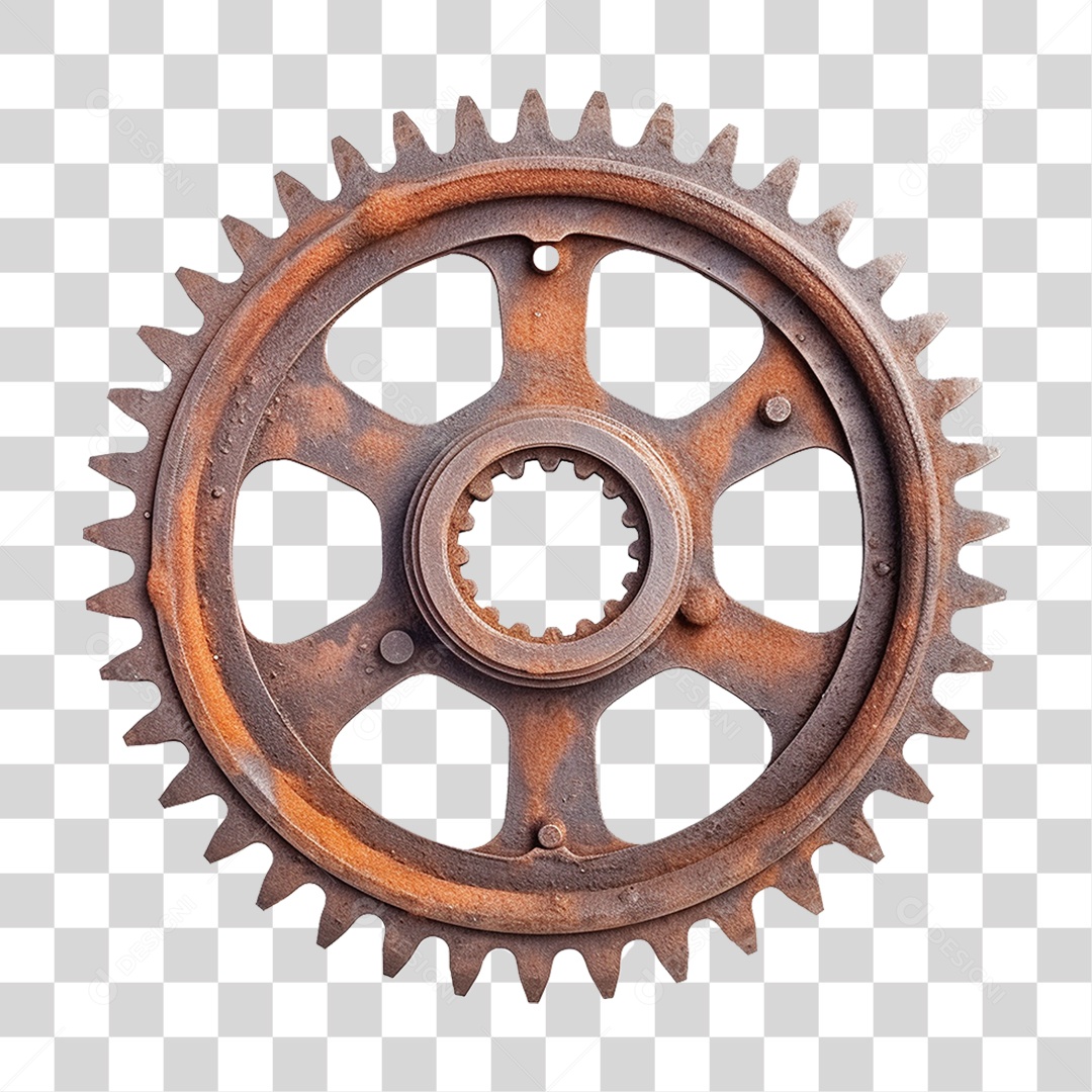 Coroa de Moto Bicicleta Metal PNG Transparente