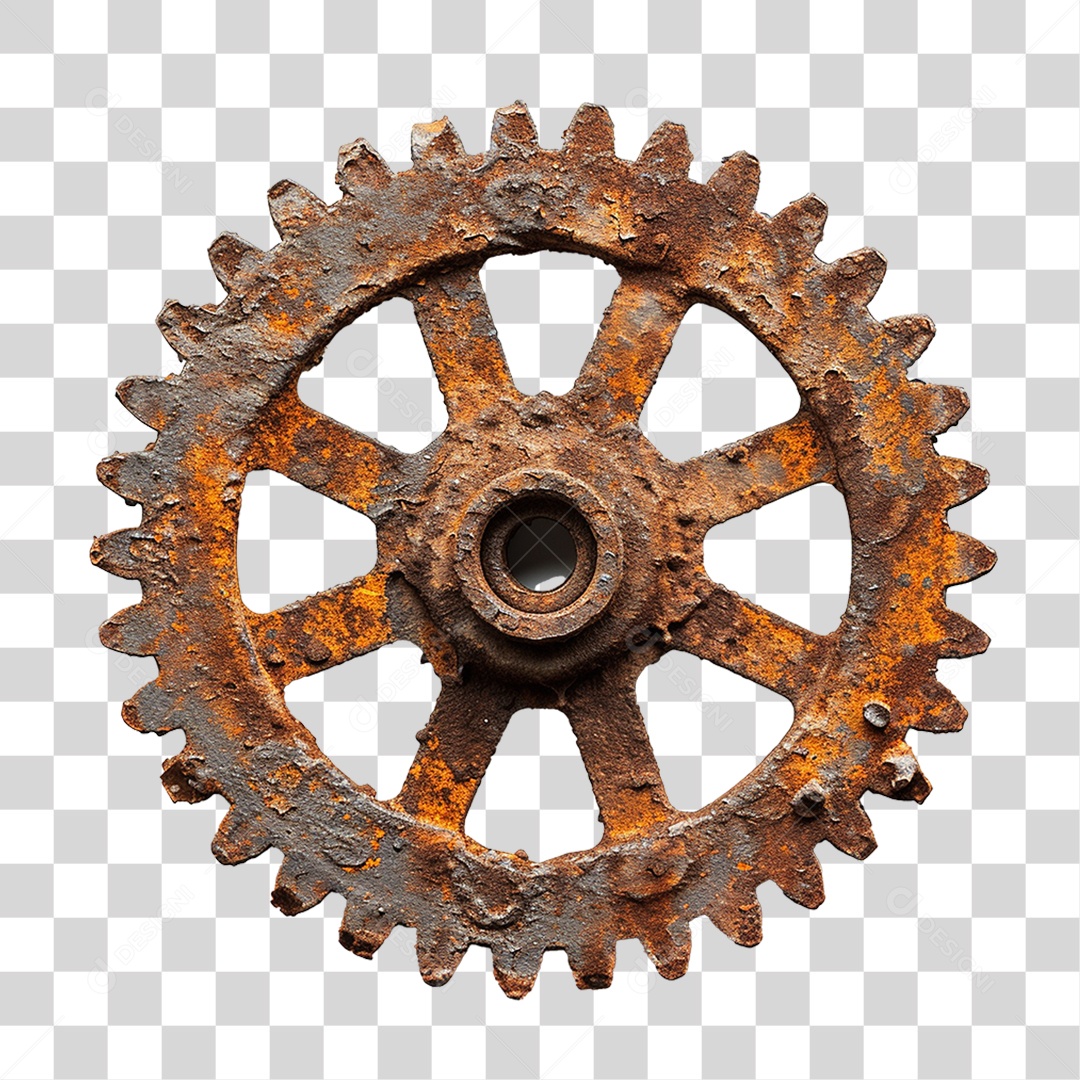 Coroa de Moto Bicicleta Metal PNG Transparente