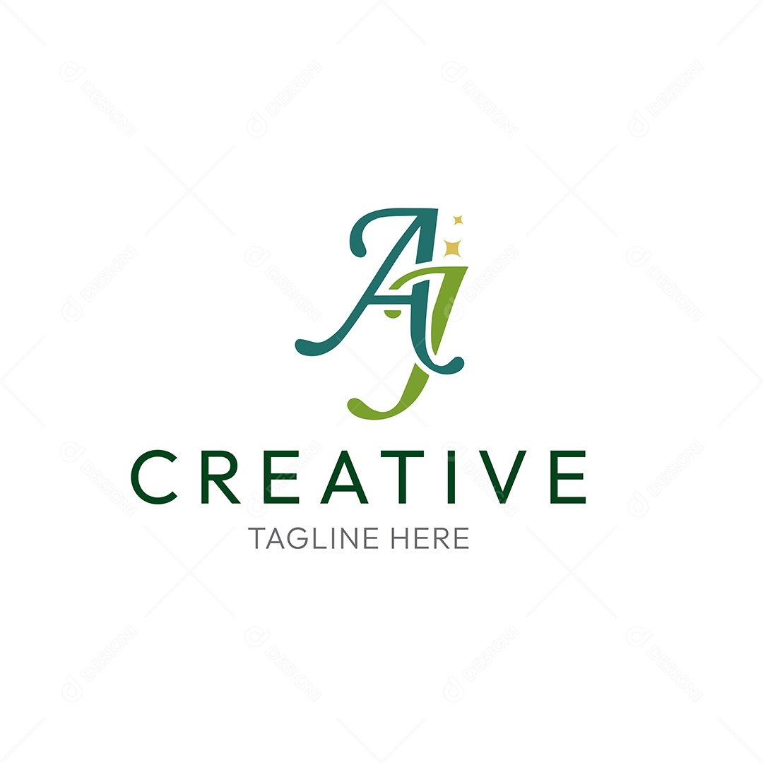 Modelo de Logo Criativo Vetor EPS Editável