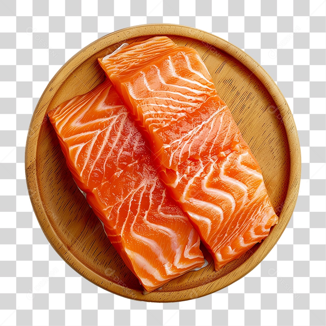 Salmão Peixe Corte PNG Transparente