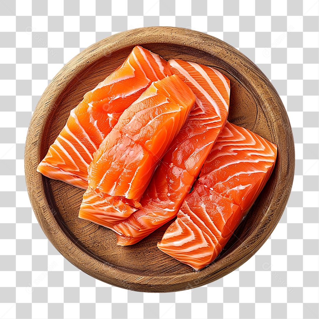 Salmão Peixe Corte PNG Transparente