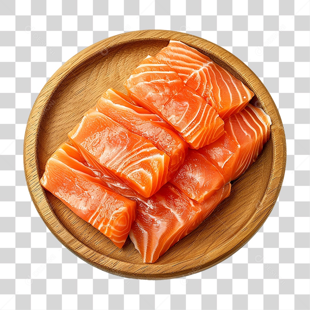Salmão Peixe Corte PNG Transparente