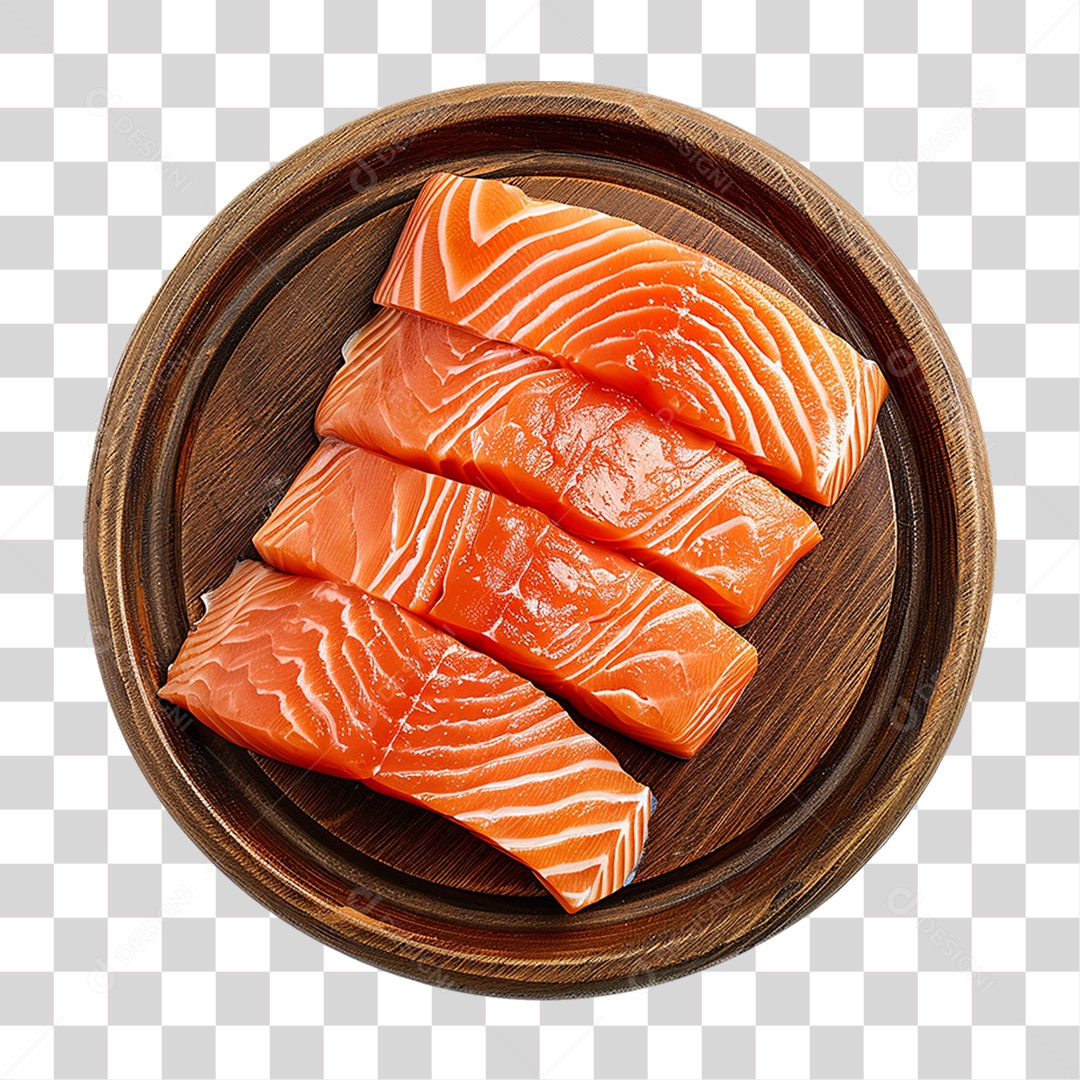 Salmão Peixe Corte PNG Transparente
