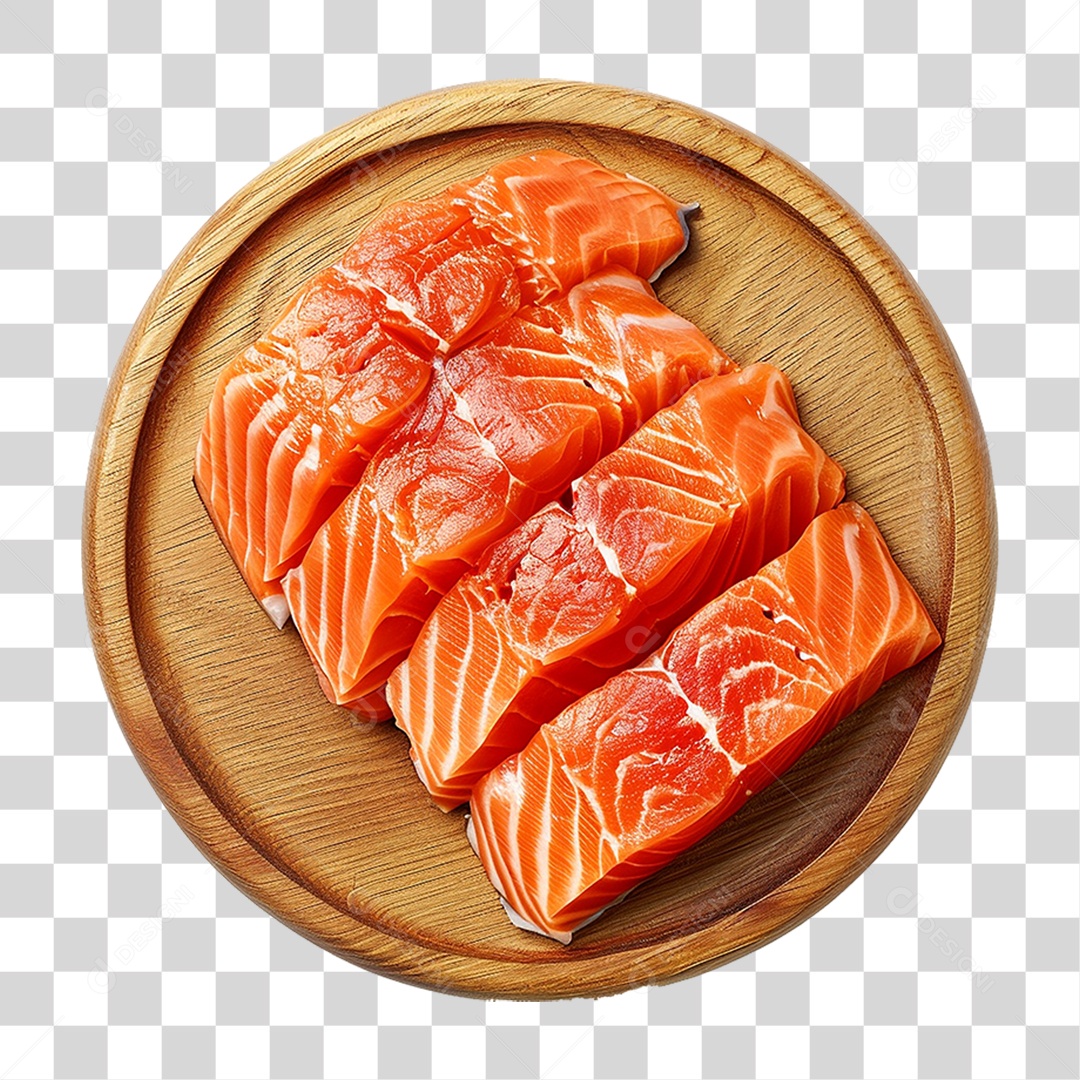 Salmão Peixe Corte PNG Transparente