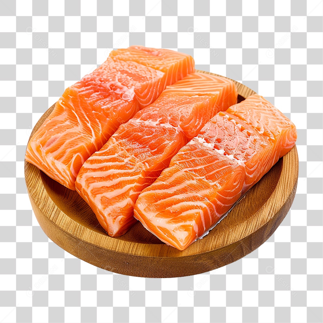 Salmão Peixe Corte PNG Transparente