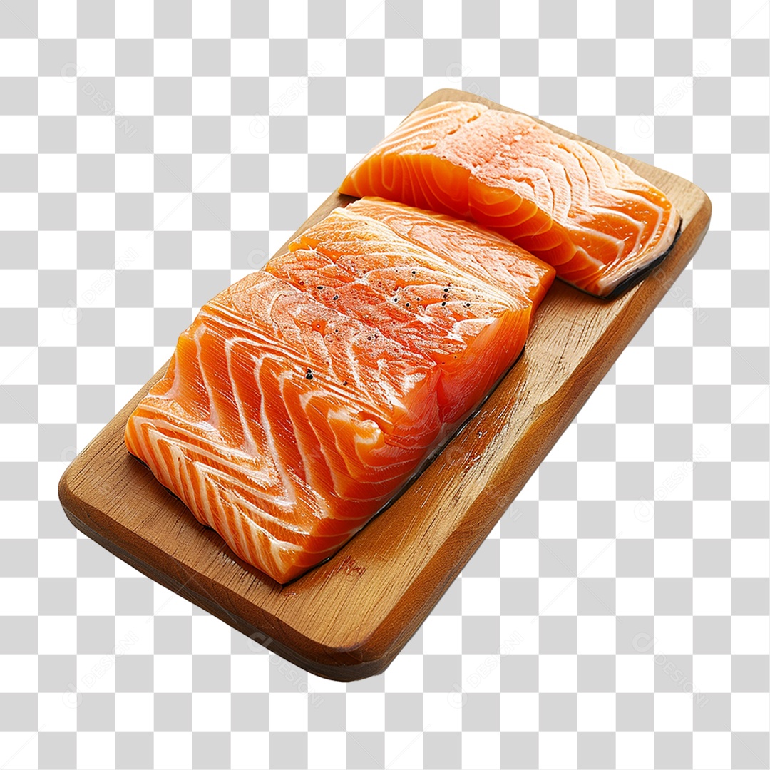 Salmão Peixe Corte PNG Transparente