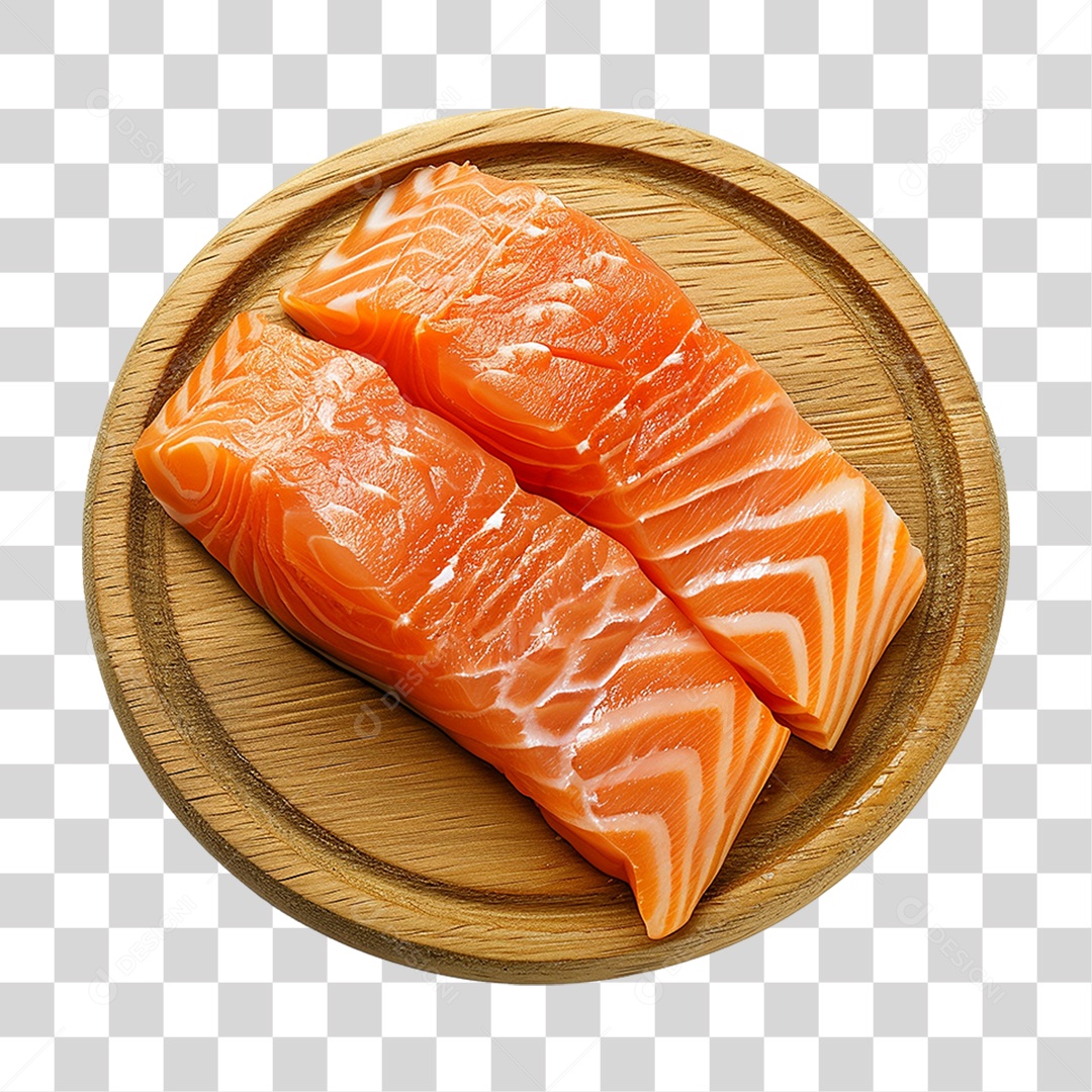 Salmão Peixe Corte PNG Transparente