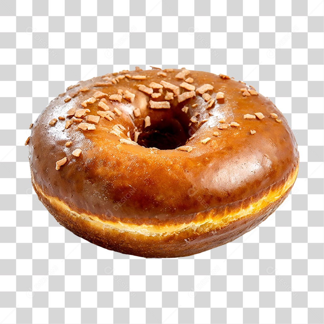 Rosquinha de Chocolate PNG Transparente