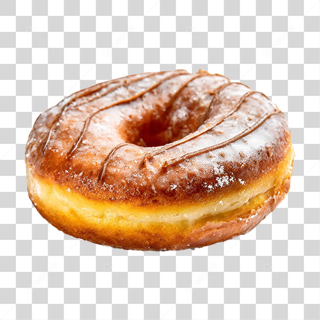 Rosquinha de Chocolate PNG Transparente