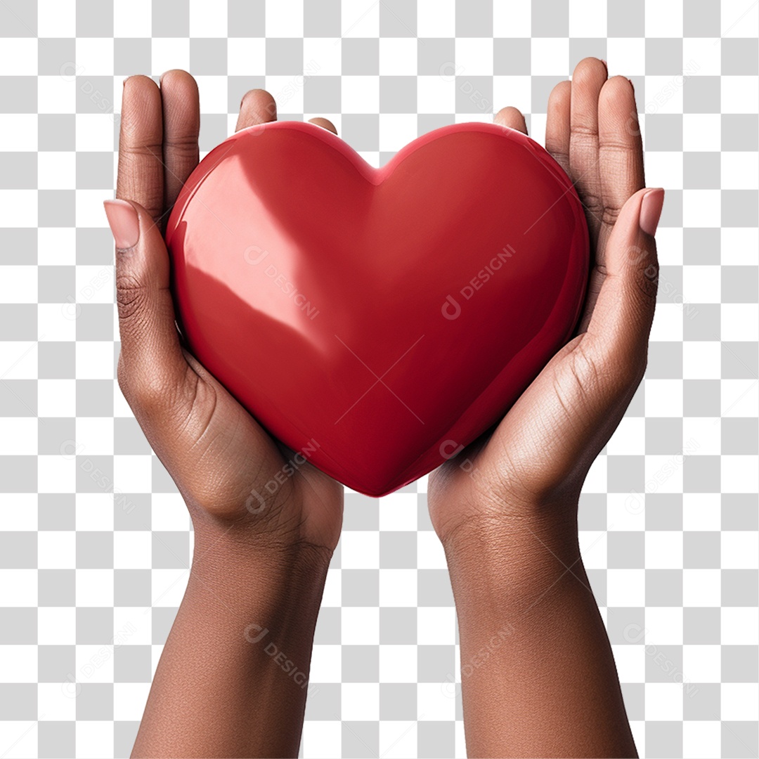 Hands Holding Heart Transparent PNG