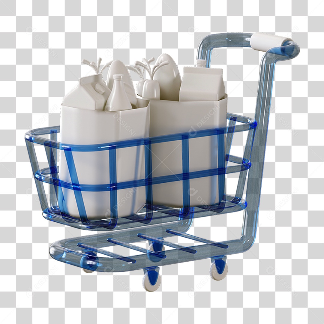 Carrinho Supermercado Lojas PNG Transparente