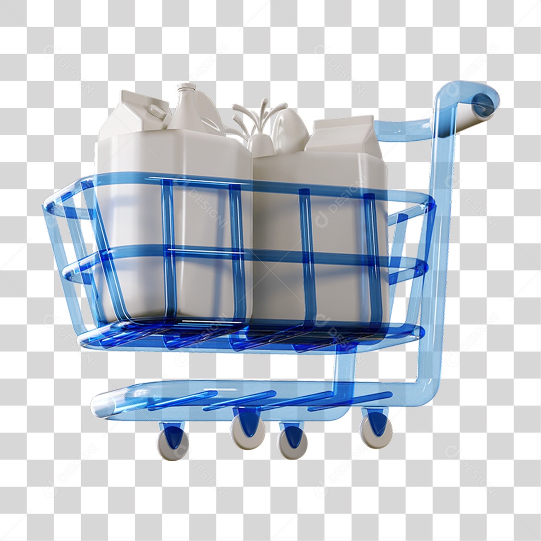Carrinho Supermercado Lojas PNG Transparente