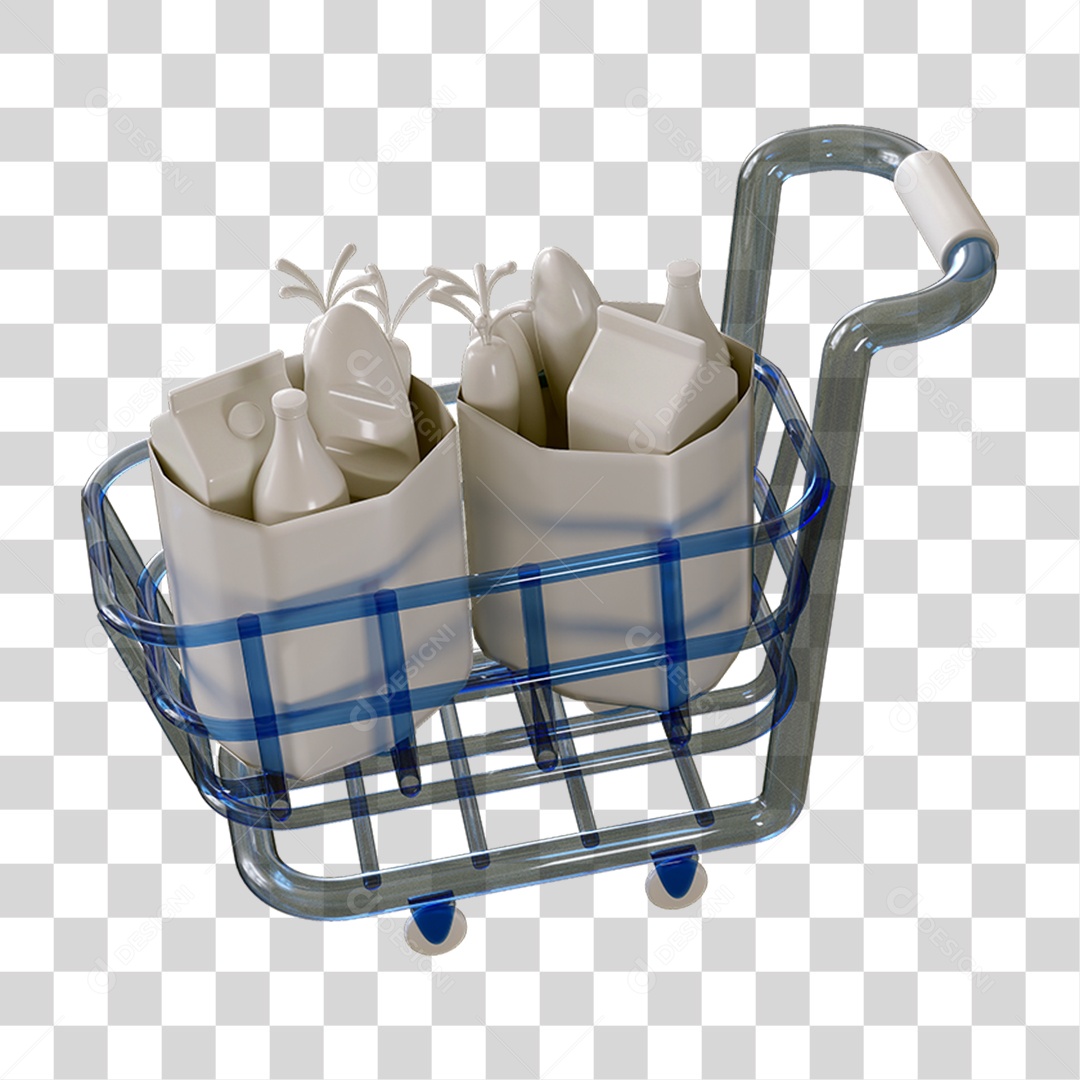 Carrinho Supermercado Lojas PNG Transparente