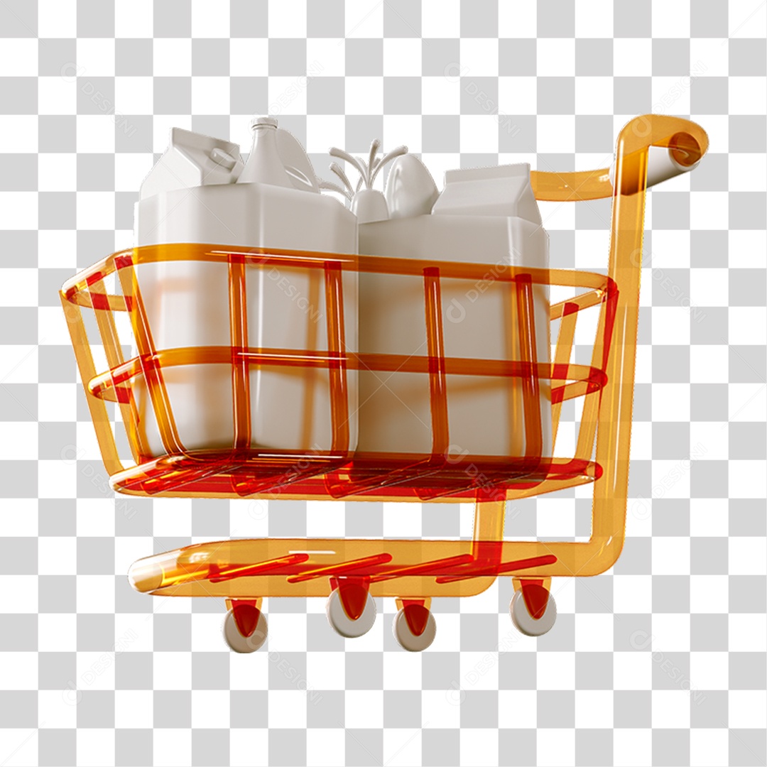 Carrinho Supermercado Lojas PNG Transparente