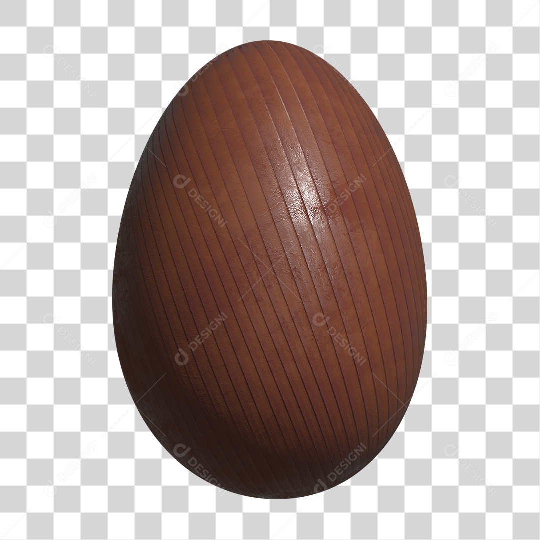 Elemento 3D Ovo de Páscoa Chocolates PNG Transparente