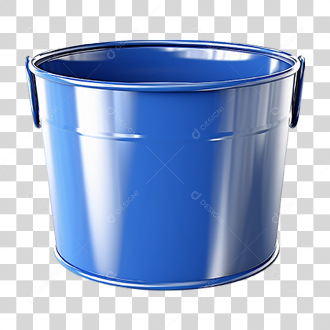 Balde de Metal PNG Transparente