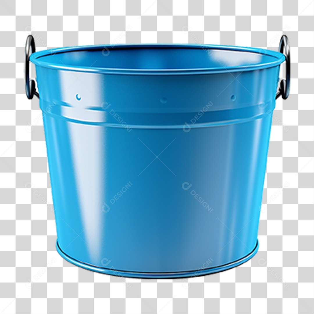 Balde de Metal PNG Transparente