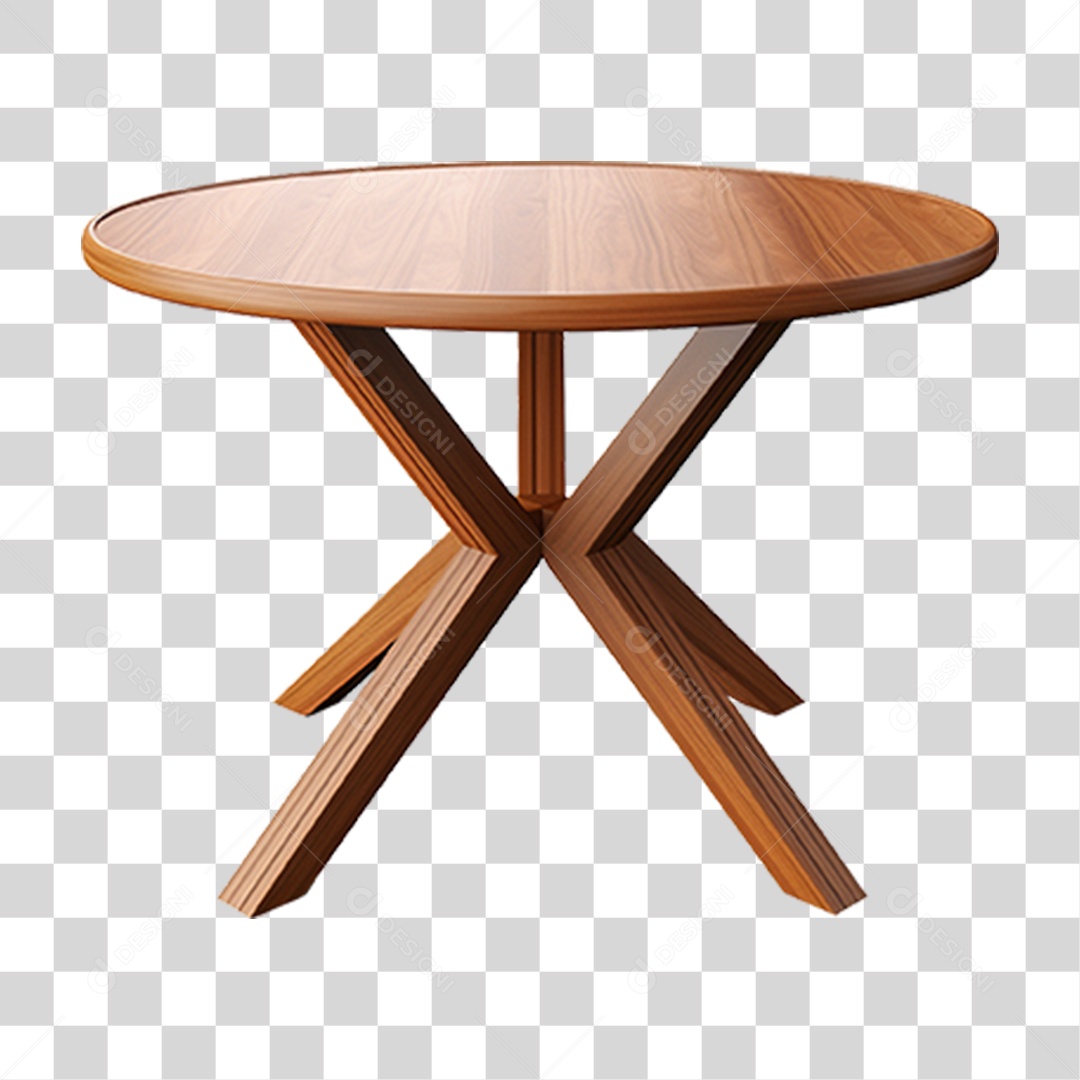 Mesa Redonda Moderna PNG Transparente