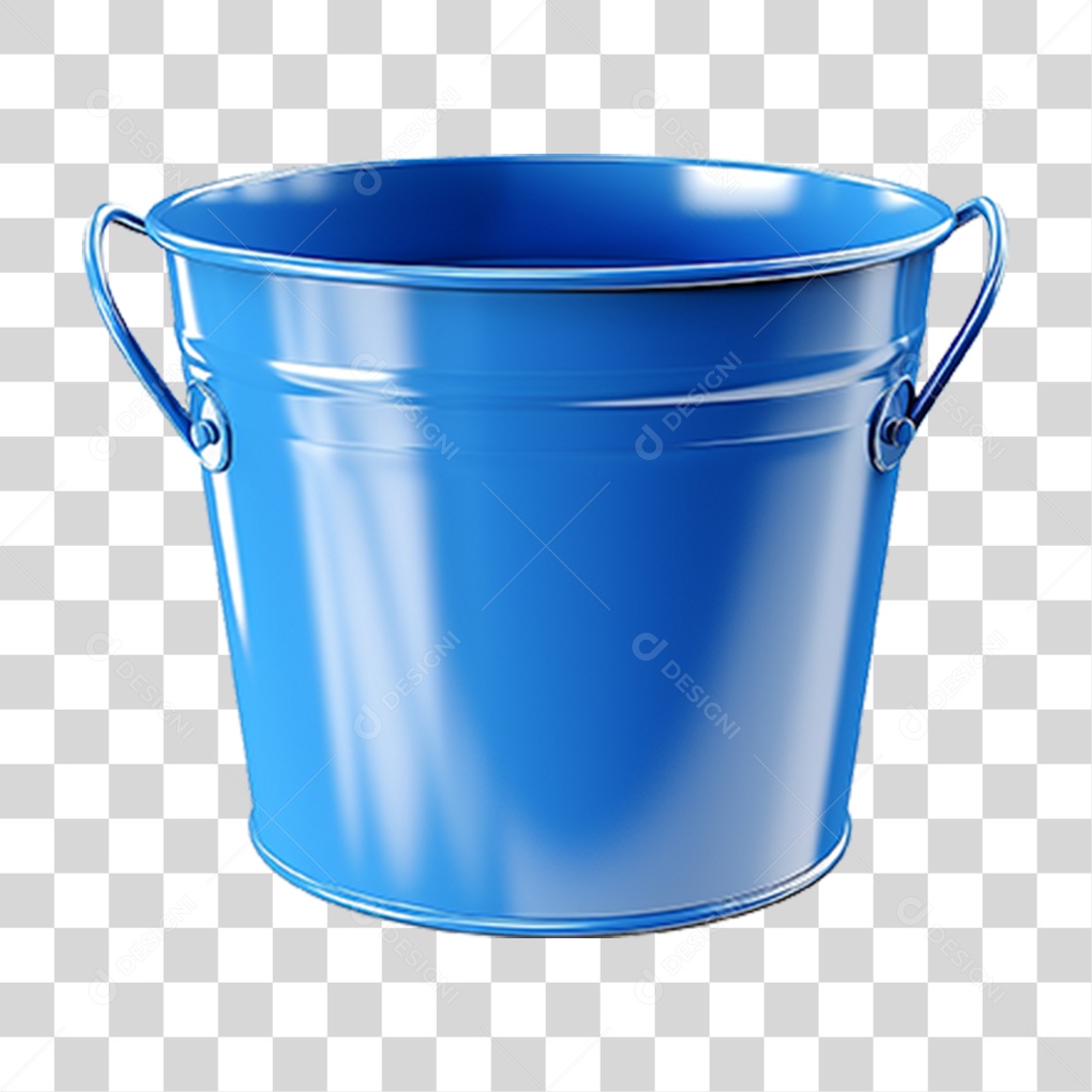 Balde de Metal PNG Transparente