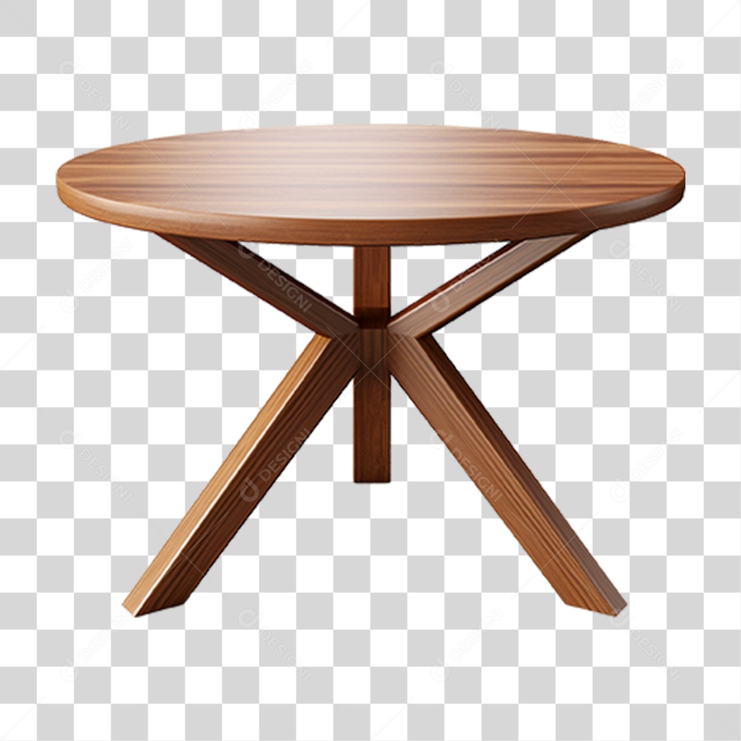 Mesa Redonda Moderna PNG Transparente