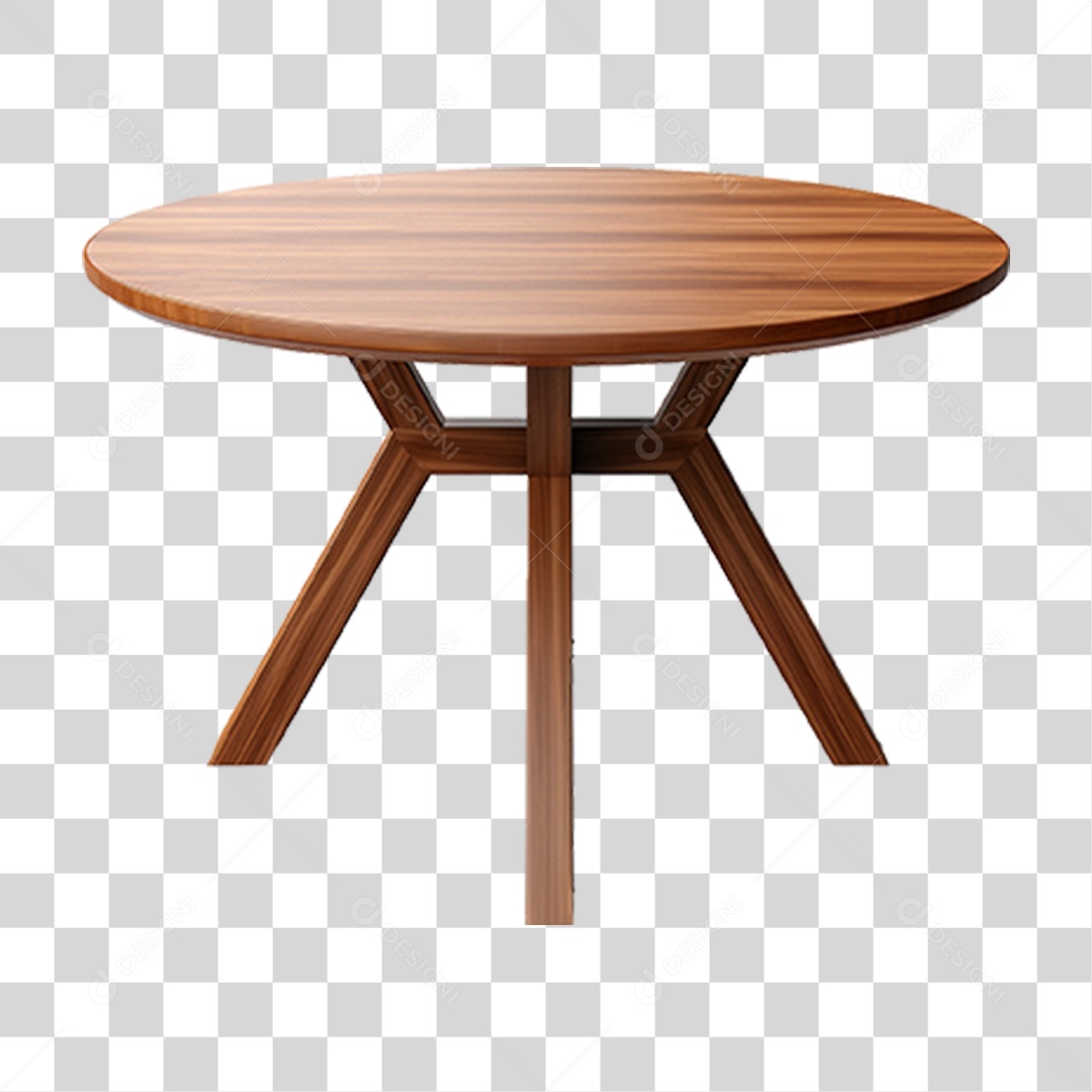 Mesa Redonda Moderna PNG Transparente