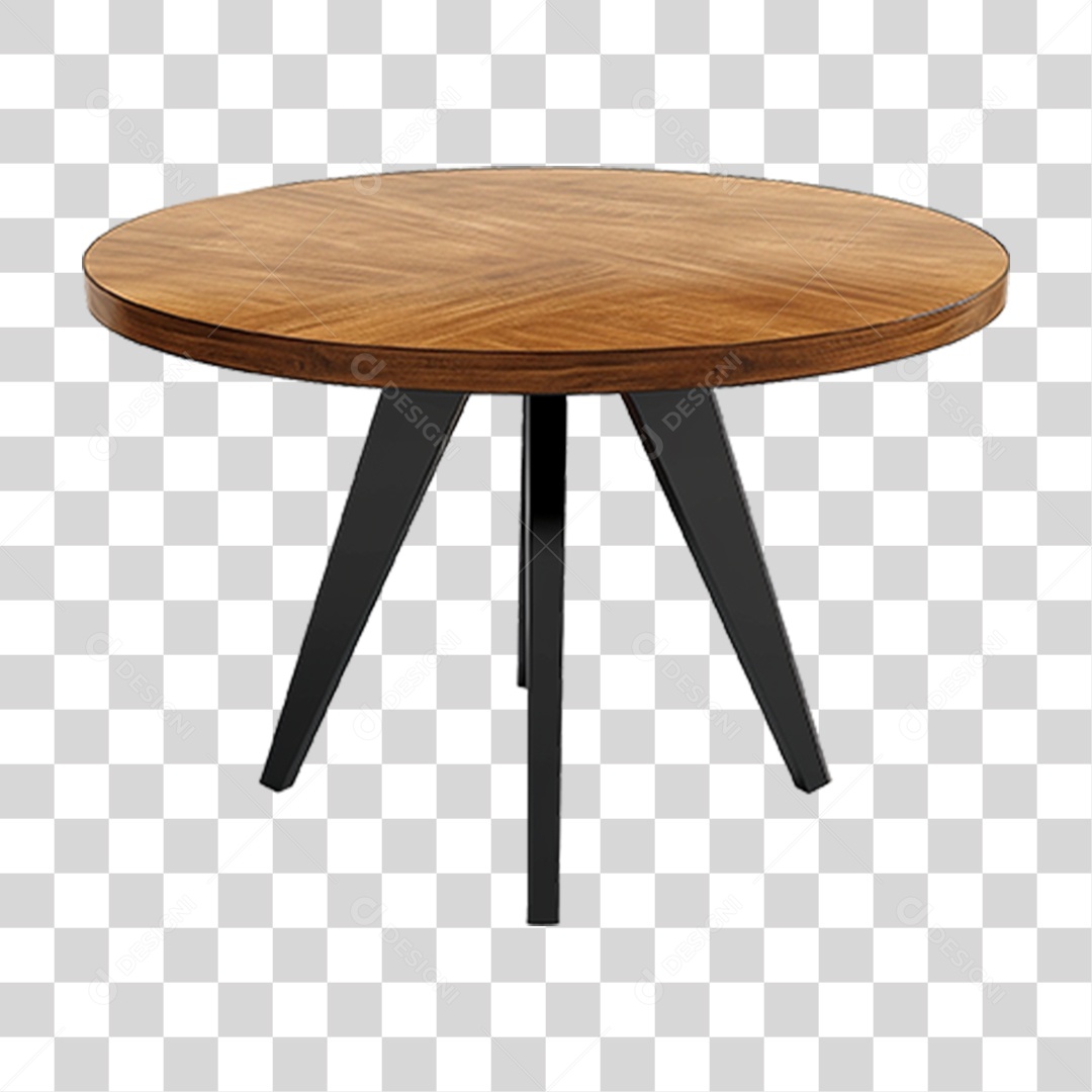 Mesa Redonda Moderna PNG Transparente