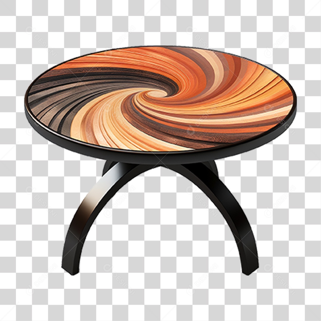 Mesa Redonda Moderna PNG Transparente