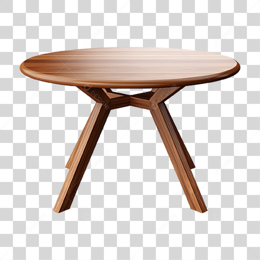 Mesa Redonda Moderna PNG Transparente