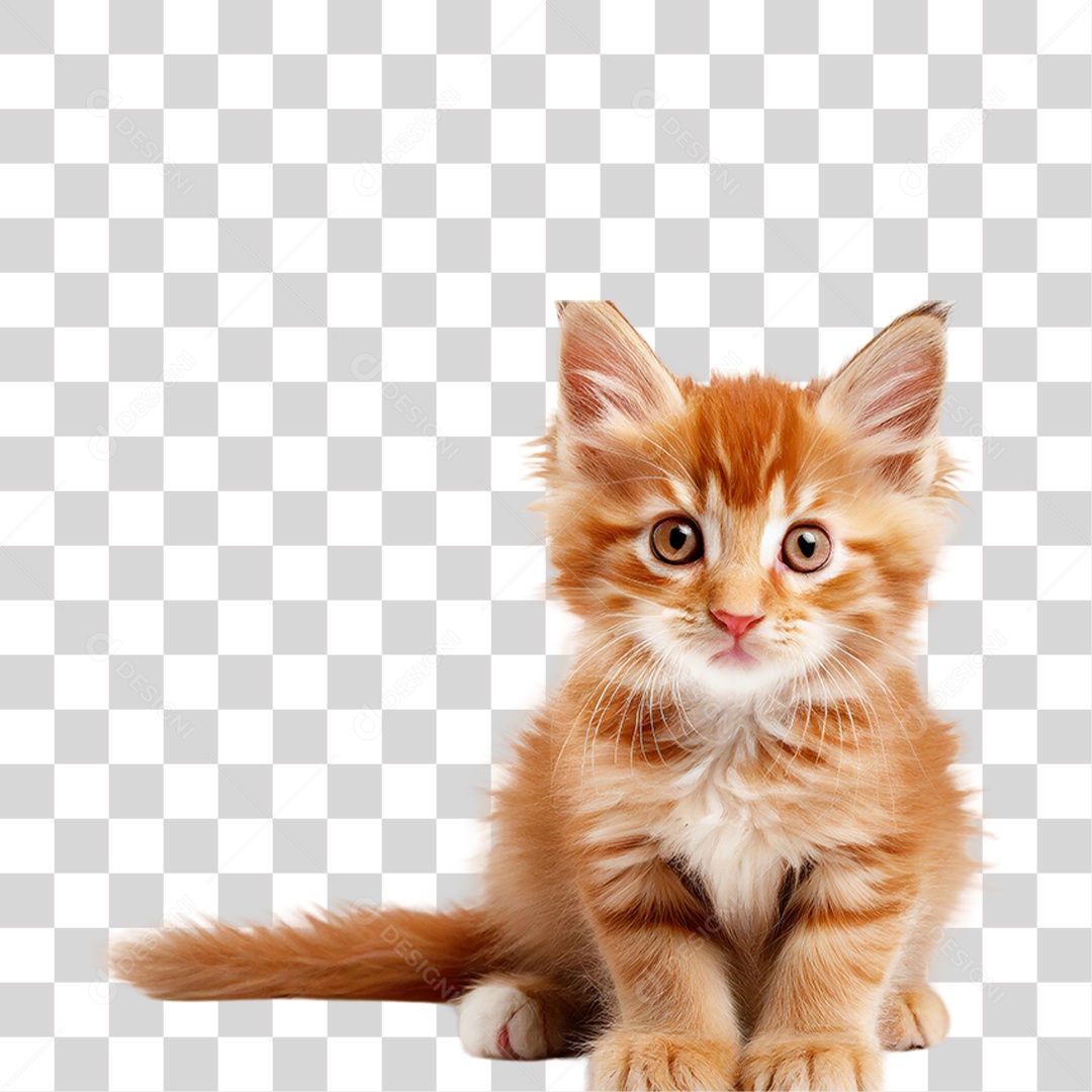 Filhote de Gato PNG Transparente