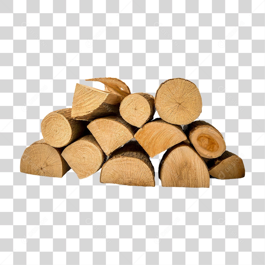 Pilha de Madeiras PNG Transparente