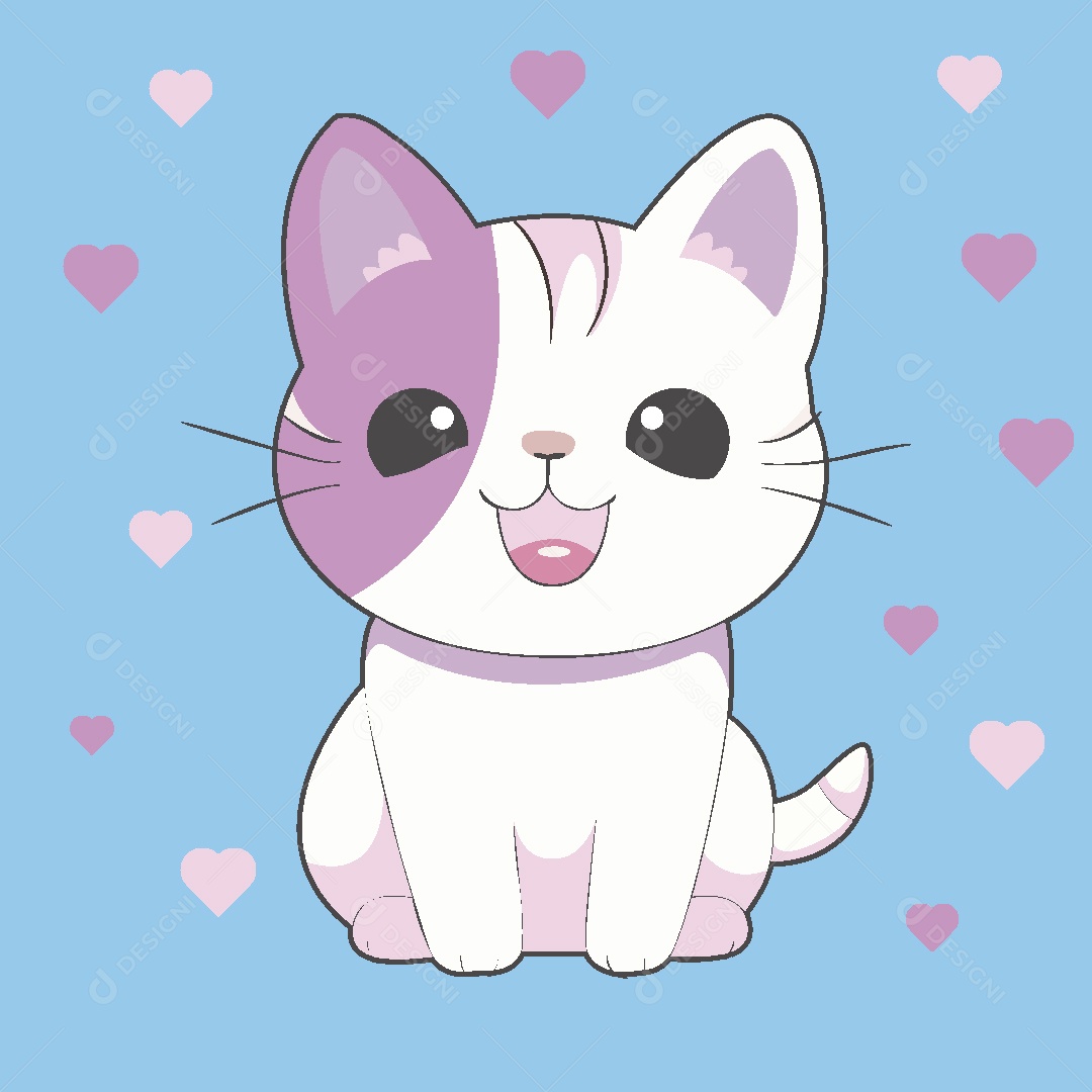 Gato Ilustração Vetor EPS