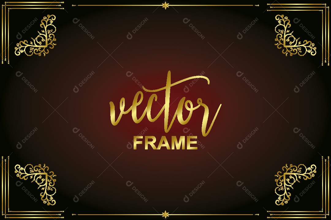 Ornamento Vintage Ilustração Vetor EPS