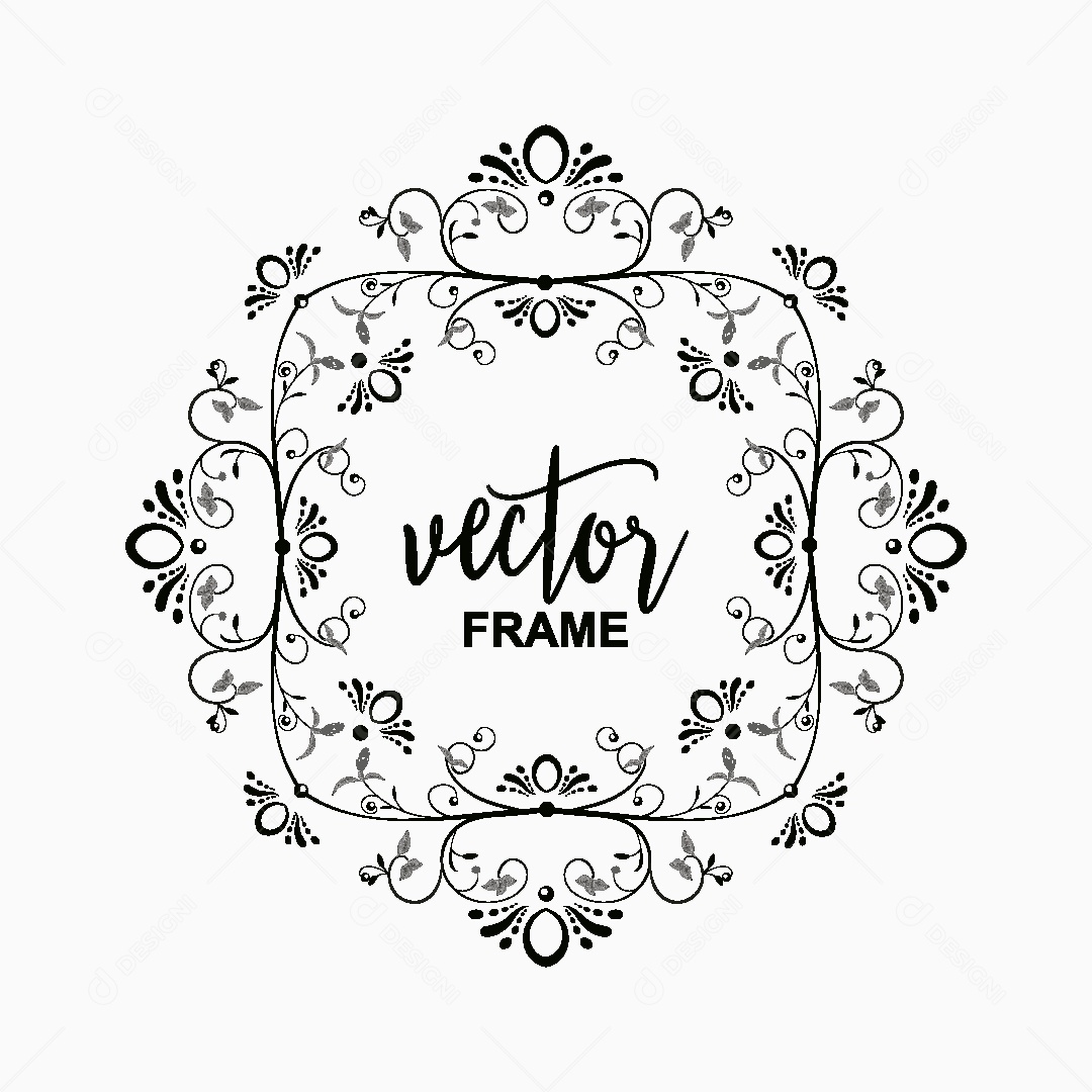 Ornamento Vintage Ilustração Vetor EPS