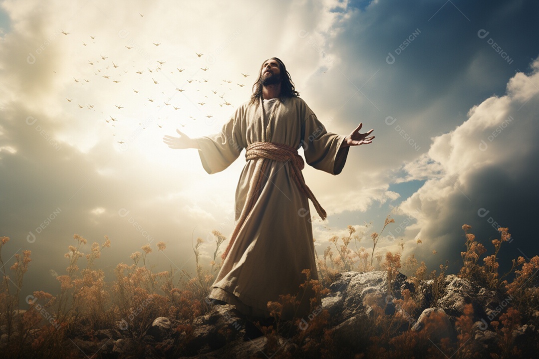 Retrato semelhante a Jesus Cristo