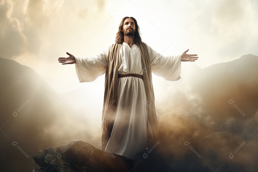 Retrato semelhante a Jesus Cristo