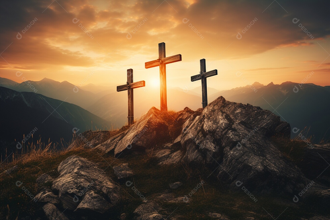 Silhueta de calvário