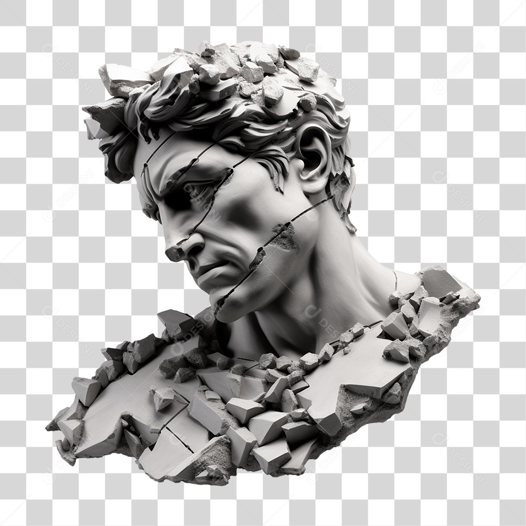 Estátua de Homem PNG Transparente