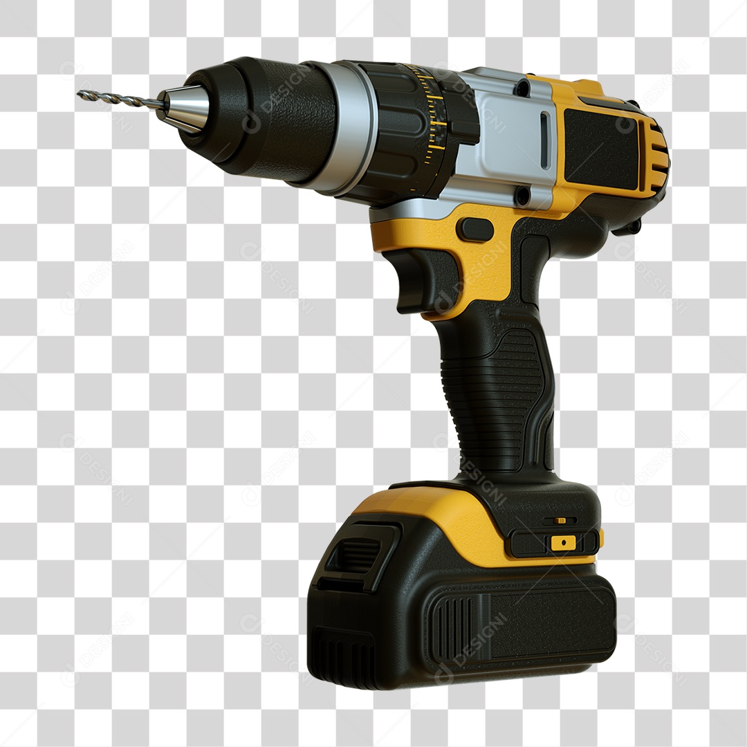 Parafusadeira Elétrica PNG Transparente