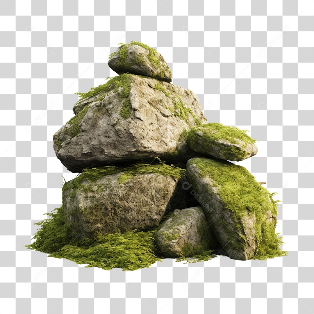 Monte de Pedras PNG Transparente