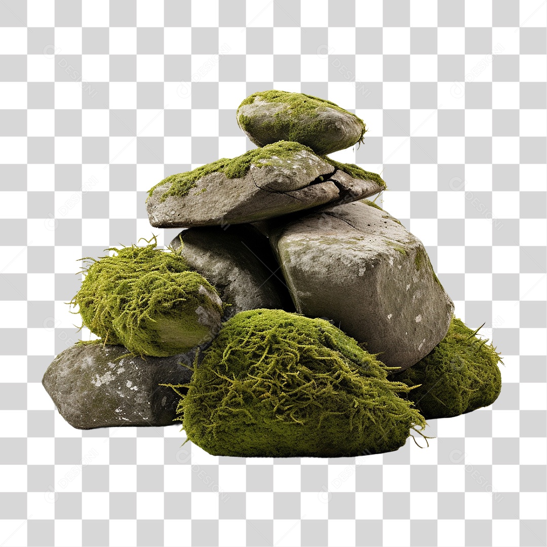 Monte de Pedras PNG Transparente