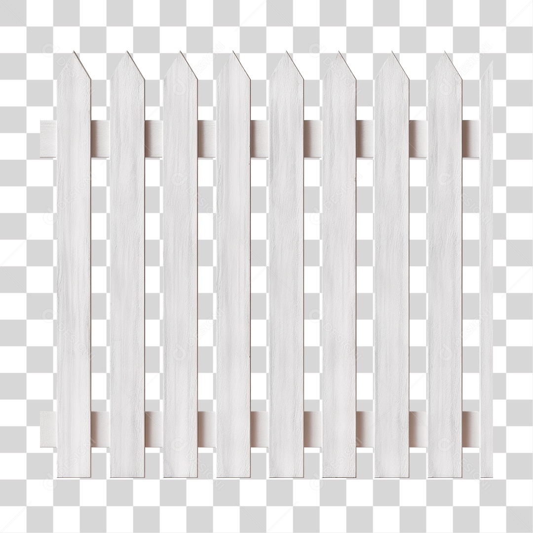 Grade de Madeira PNG Transparente