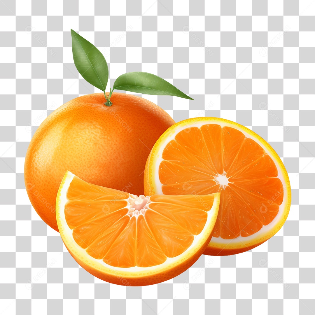 Fruta Laranja PNG Transparente