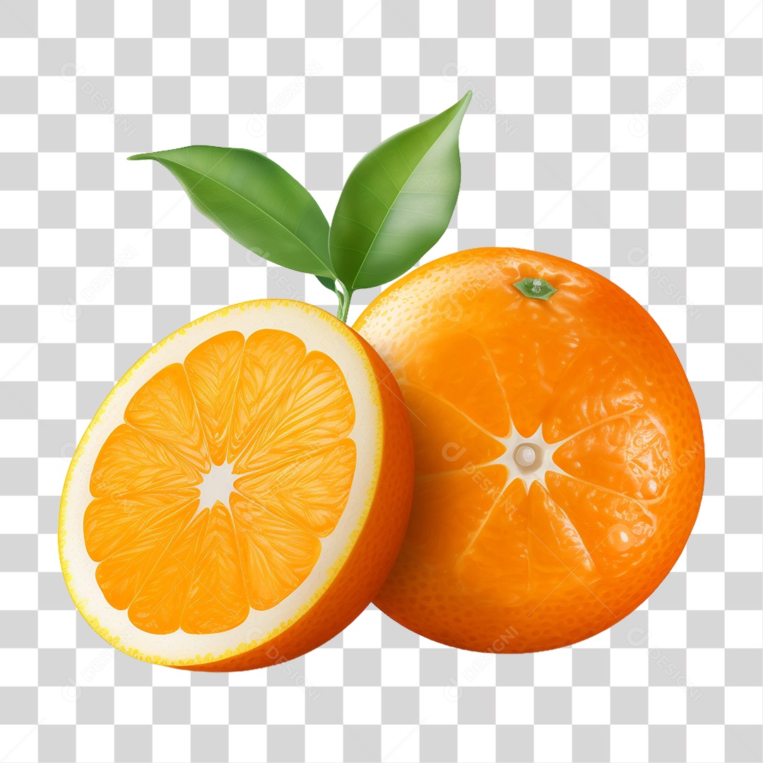 Fruta Laranja PNG Transparente